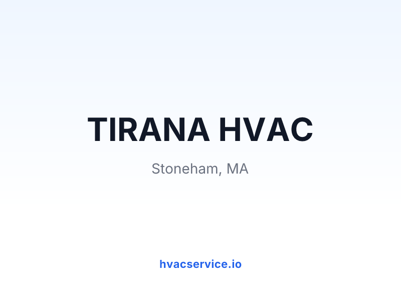 TIRANA HVAC
