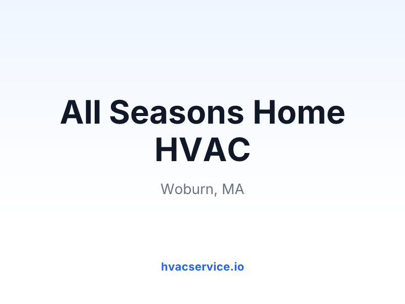 All Seasons Home HVAC