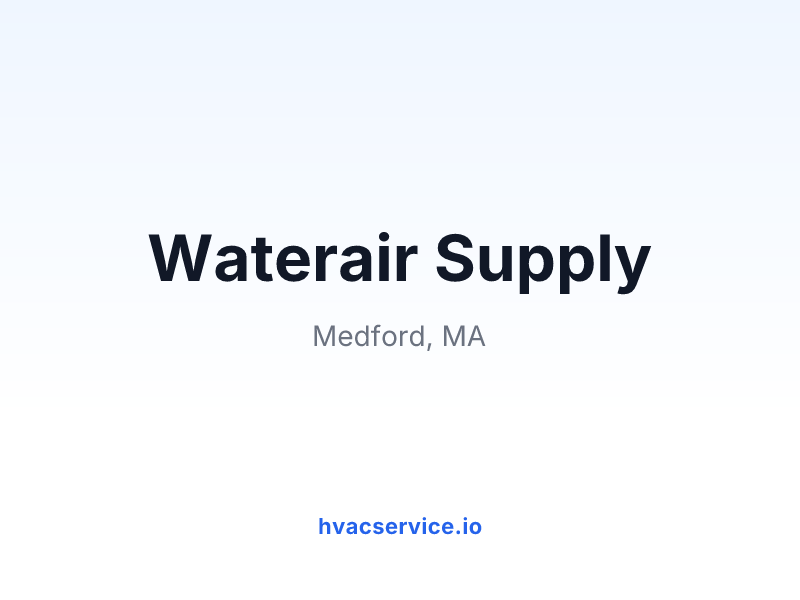 Waterair Supply