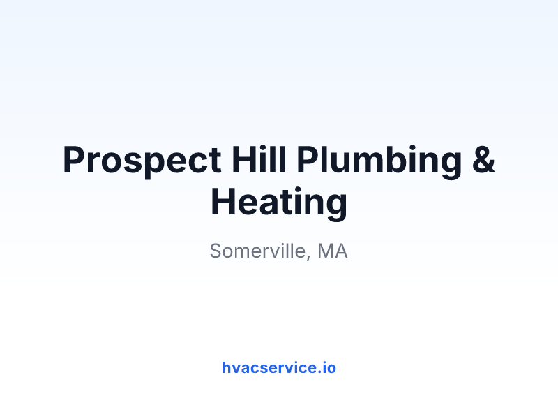 Prospect Hill Plumbing & Heating