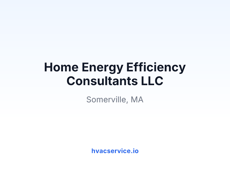 Home Energy Efficiency Consultants LLC