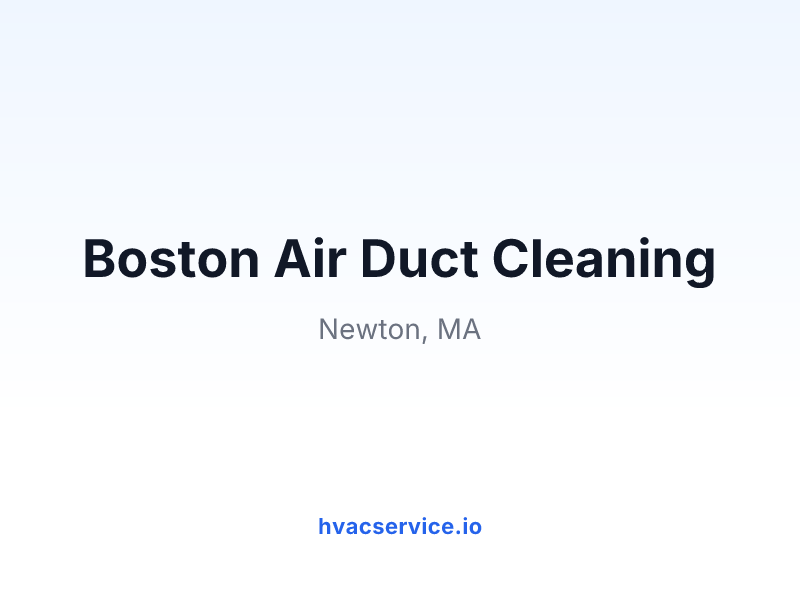 Boston Air Duct Cleaning