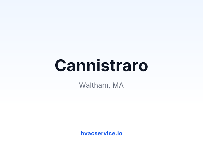 Cannistraro