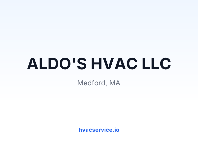 ALDO'S HVAC LLC