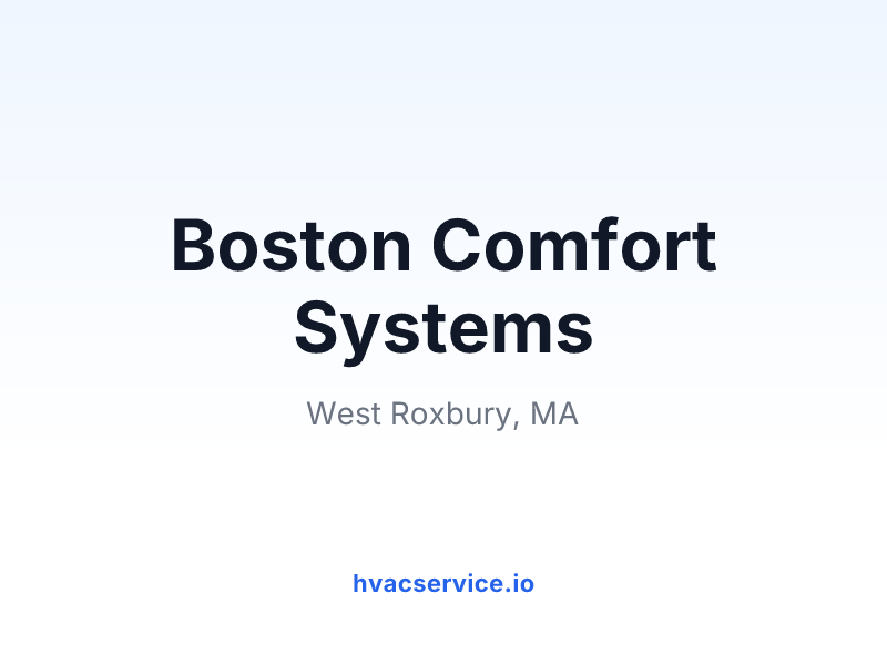 Boston Comfort Systems