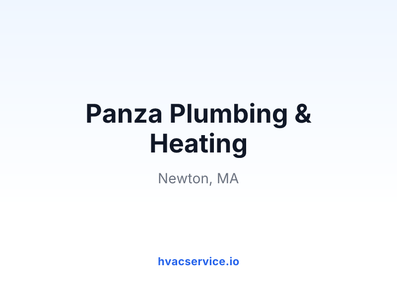 Panza Plumbing & Heating