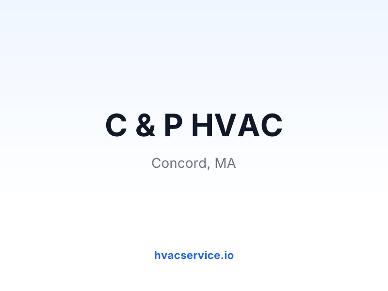 C & P HVAC