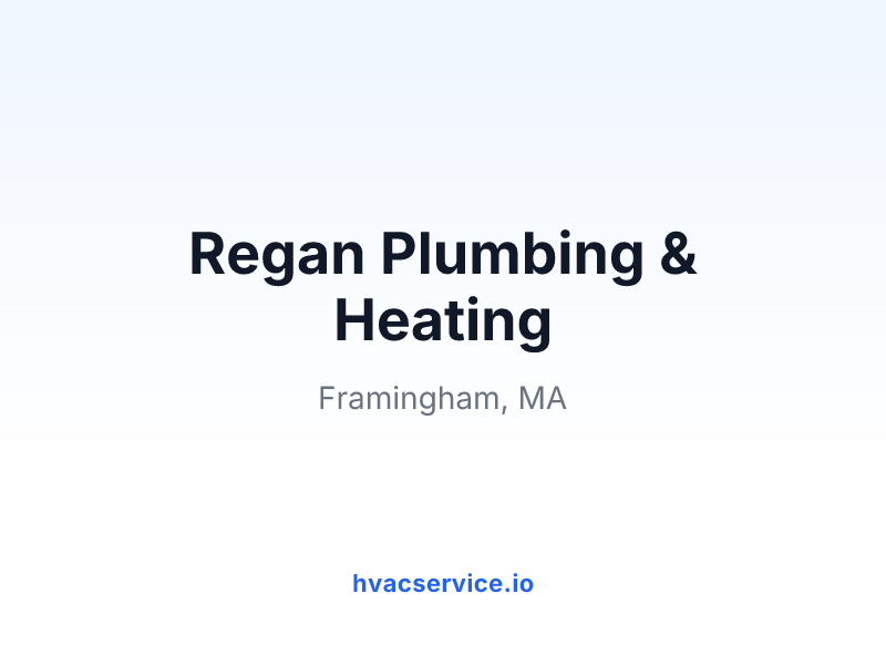 Regan Plumbing & Heating