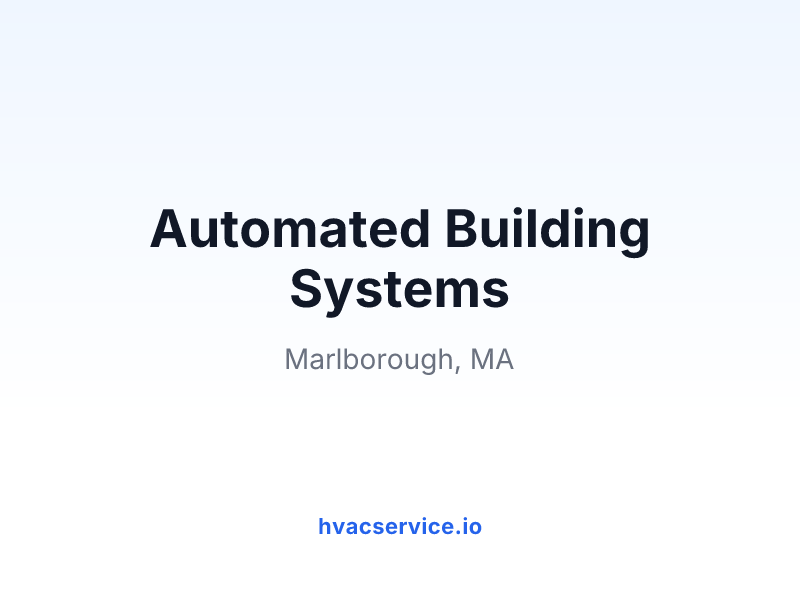 Automated Building Systems