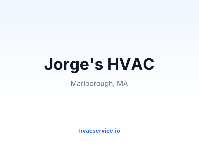 Jorge's HVAC