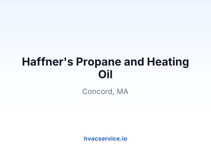 Haffner's Propane and Heating Oil