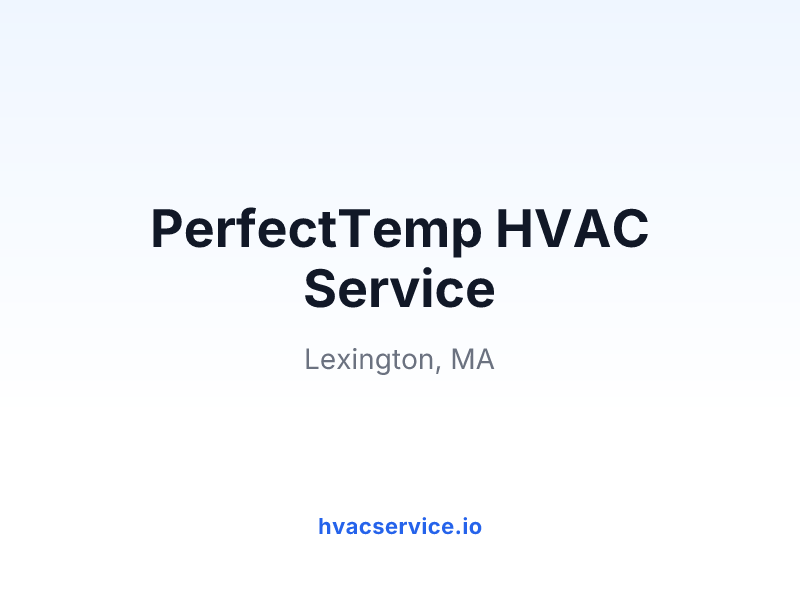 PerfectTemp HVAC Service
