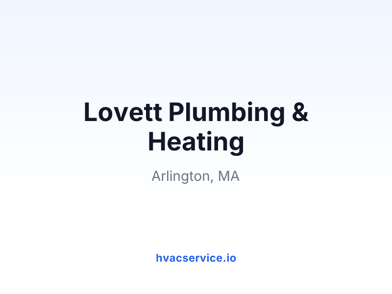 Lovett Plumbing & Heating
