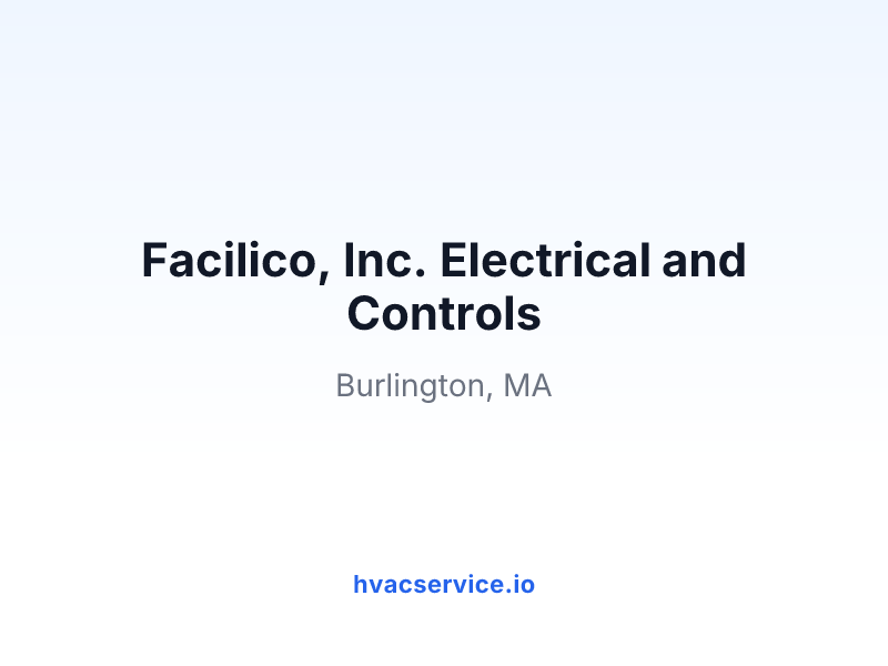 Facilico, Inc. Electrical and Controls