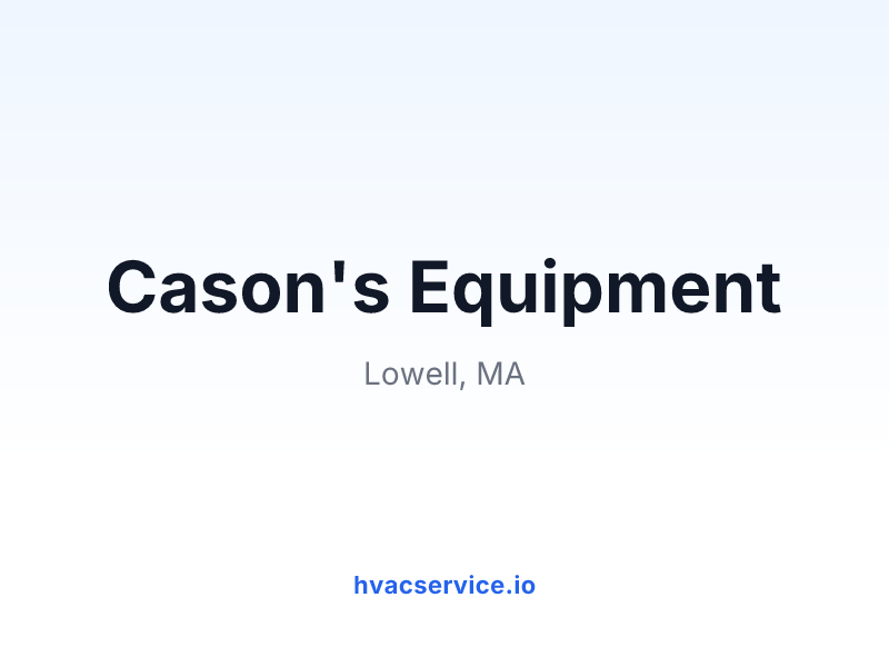 Cason's Equipment
