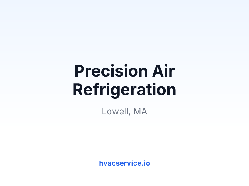 Precision Air Refrigeration