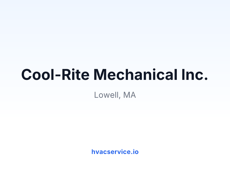 Cool-Rite Mechanical Inc.