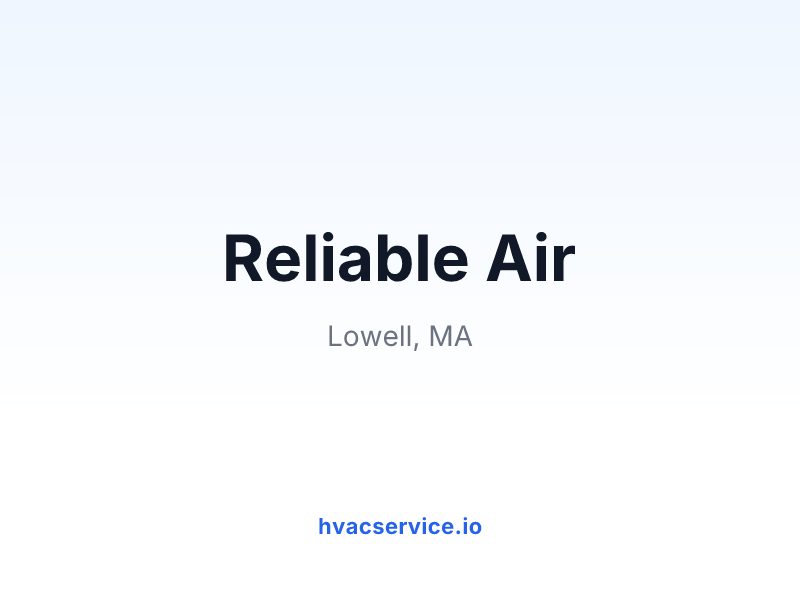 Reliable Air
