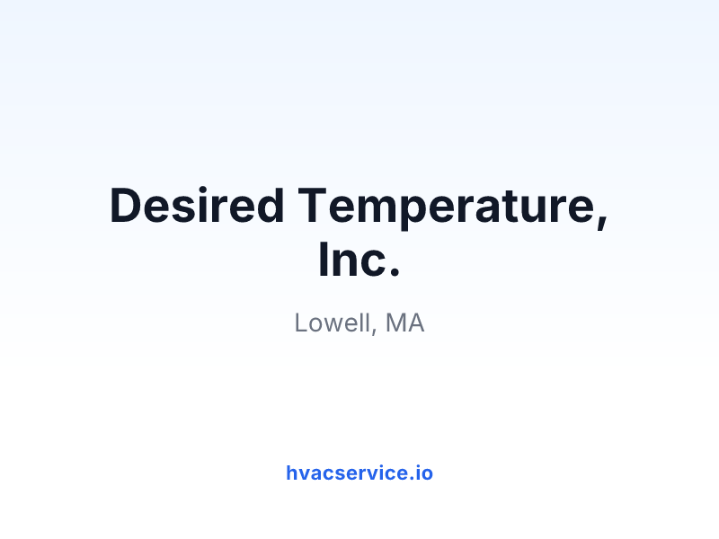 Desired Temperature, Inc.