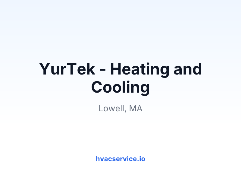 YurTek - Heating and Cooling