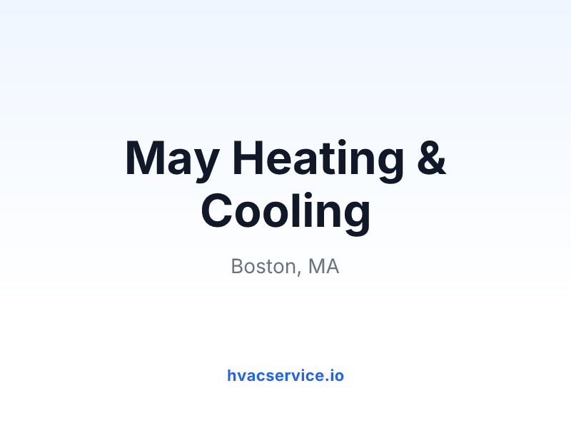May Heating & Cooling