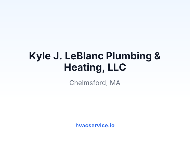 Kyle J. LeBlanc Plumbing & Heating, LLC