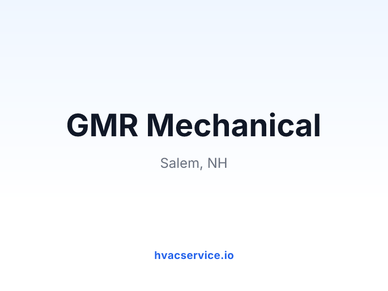 GMR Mechanical