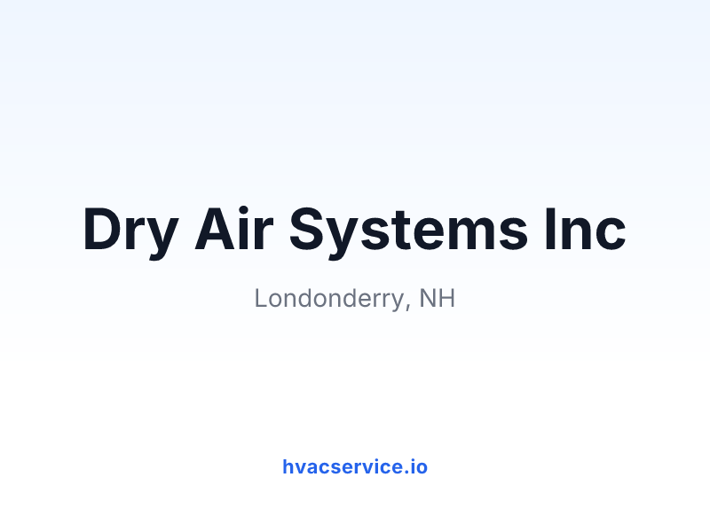 Dry Air Systems Inc