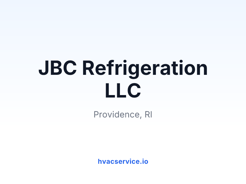 JBC Refrigeration LLC