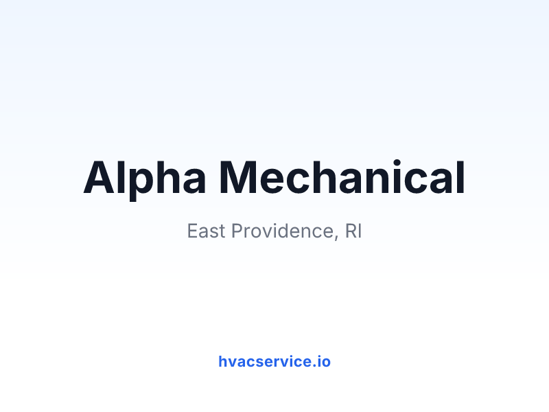 Alpha Mechanical