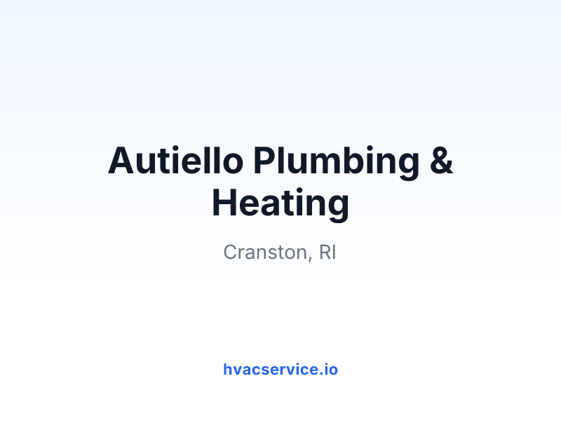 Autiello Plumbing & Heating