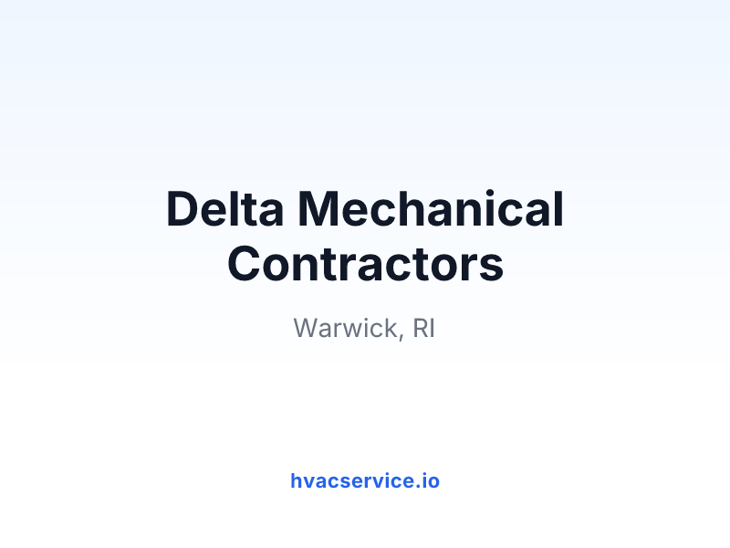 Delta Mechanical Contractors