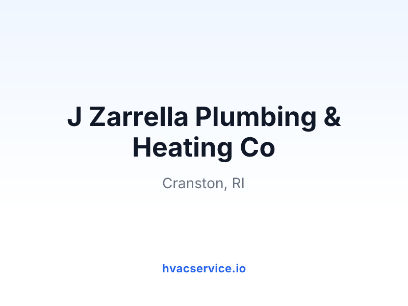 J Zarrella Plumbing & Heating Co