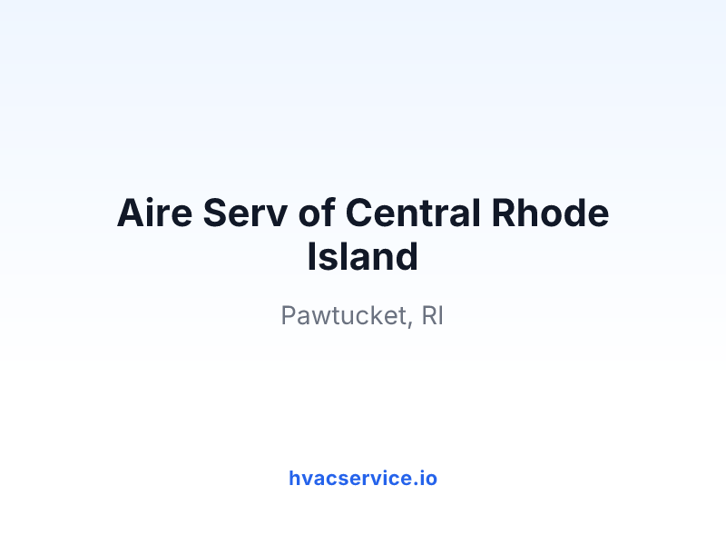Aire Serv of Central Rhode Island