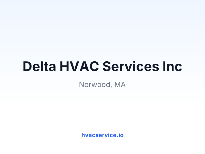 Delta HVAC Services Inc