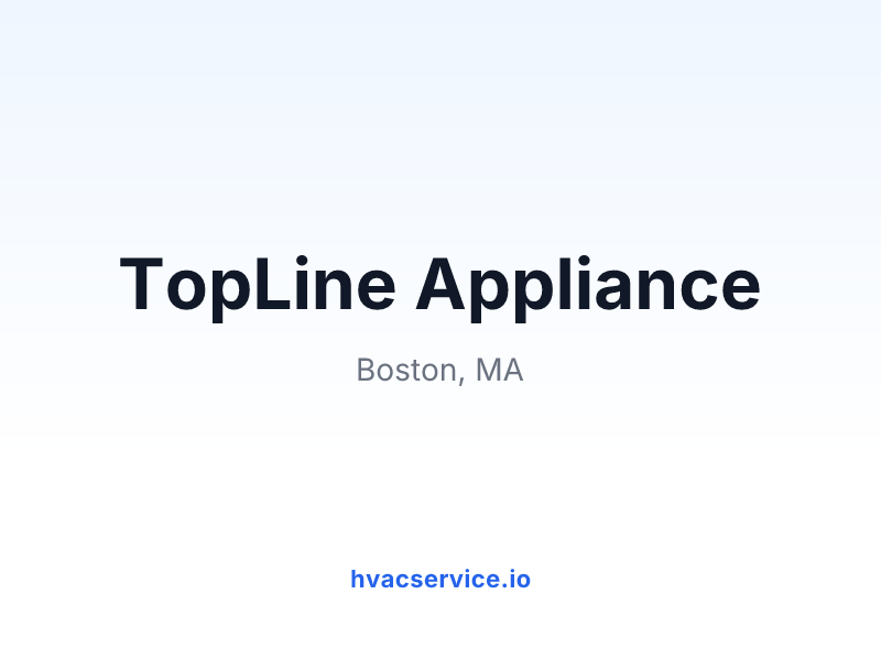TopLine Appliance