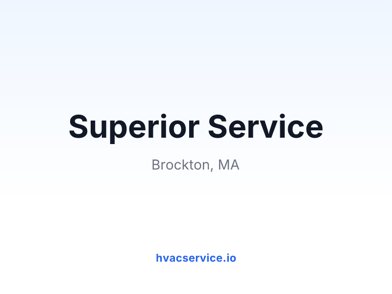Superior Service