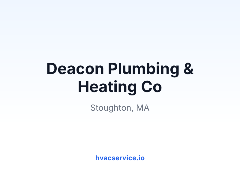 Deacon Plumbing & Heating Co