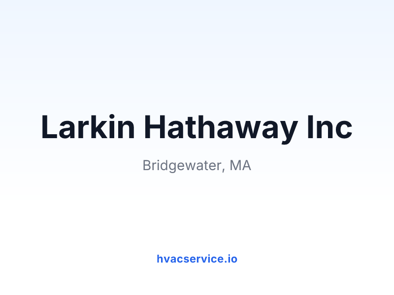 Larkin Hathaway Inc