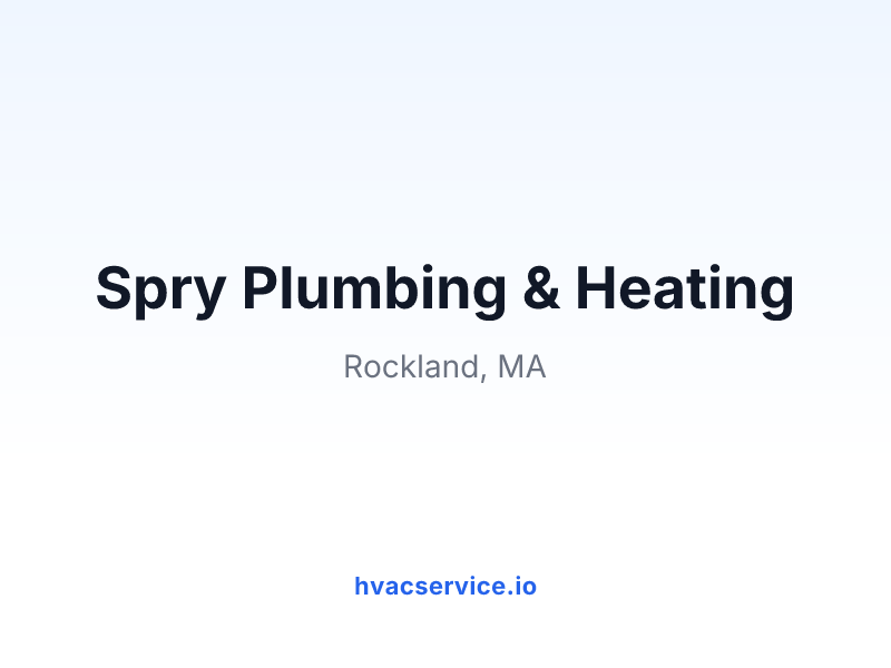 Spry Plumbing & Heating