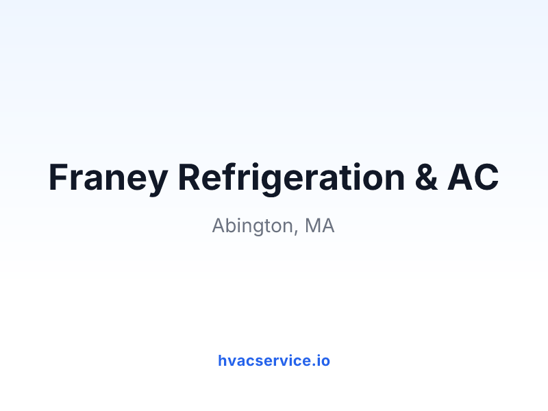 Franey Refrigeration & AC