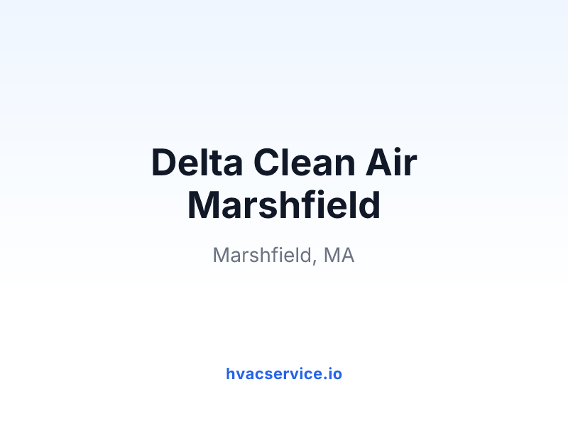 Delta Clean Air Marshfield