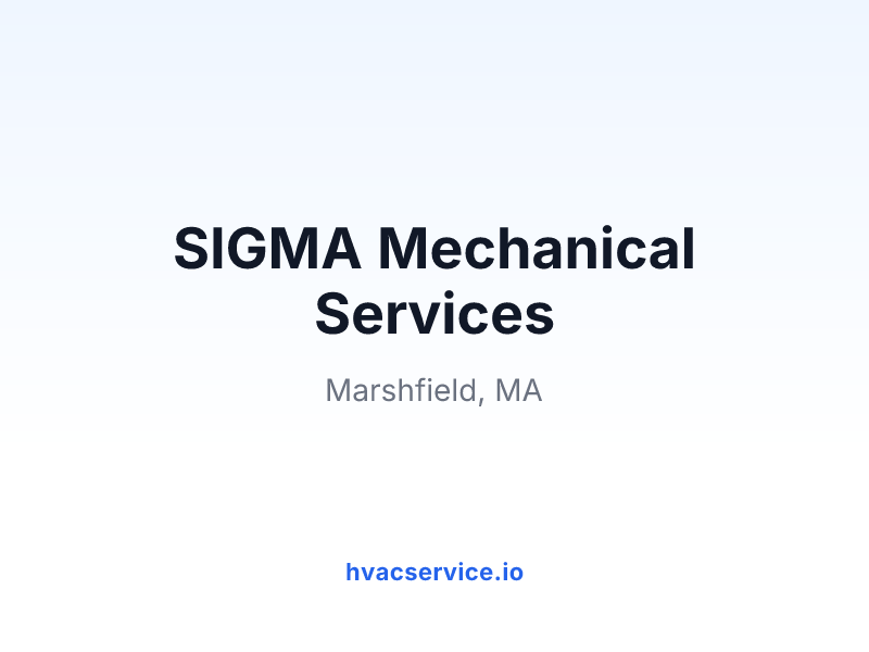 SIGMA Mechanical Services