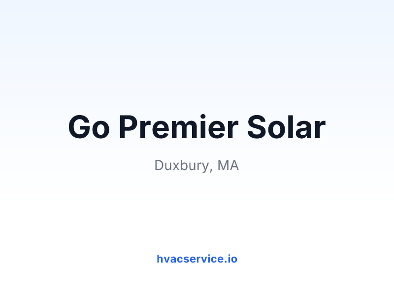 Go Premier Solar