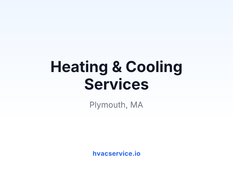 Heating & Cooling Services