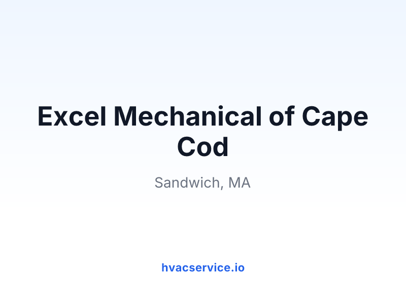 Excel Mechanical of Cape Cod