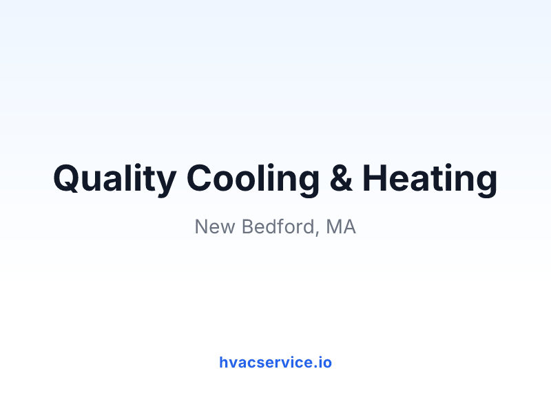 Quality Cooling & Heating
