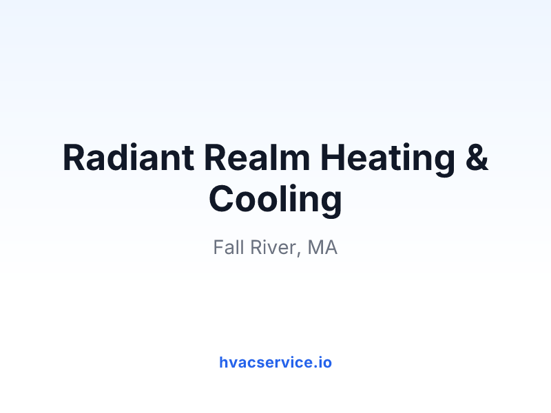 Radiant Realm Heating & Cooling