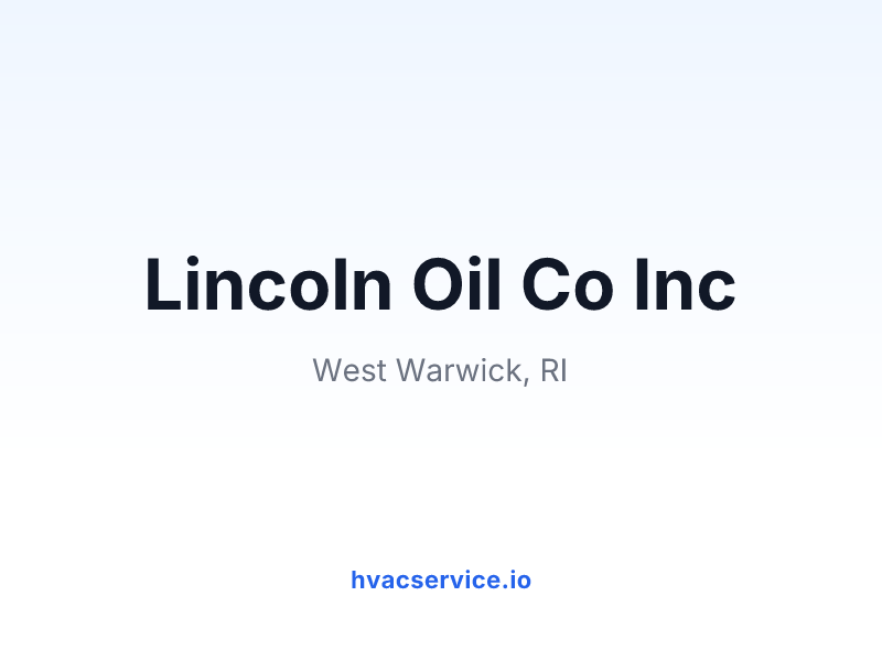 Lincoln Oil Co Inc