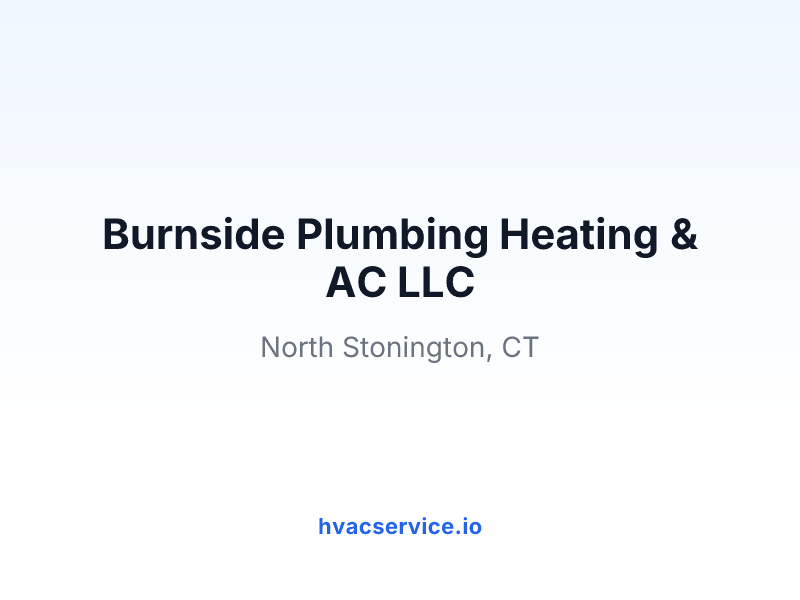Burnside Plumbing Heating & AC LLC